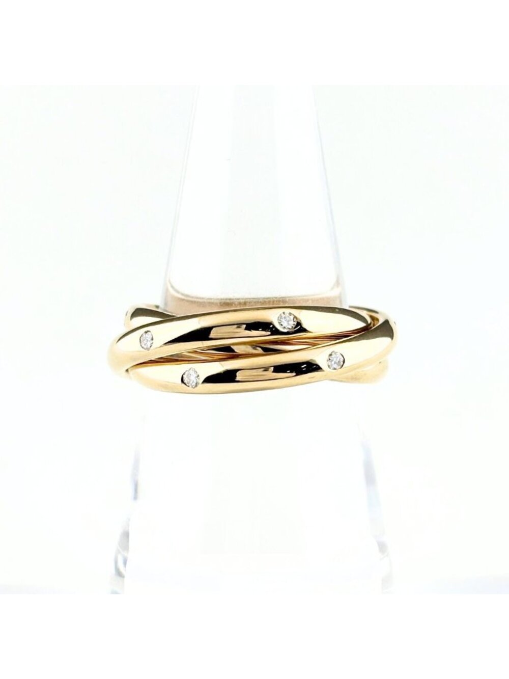 Cartier Constellation Yellow Gold Ring Melee Diamond
